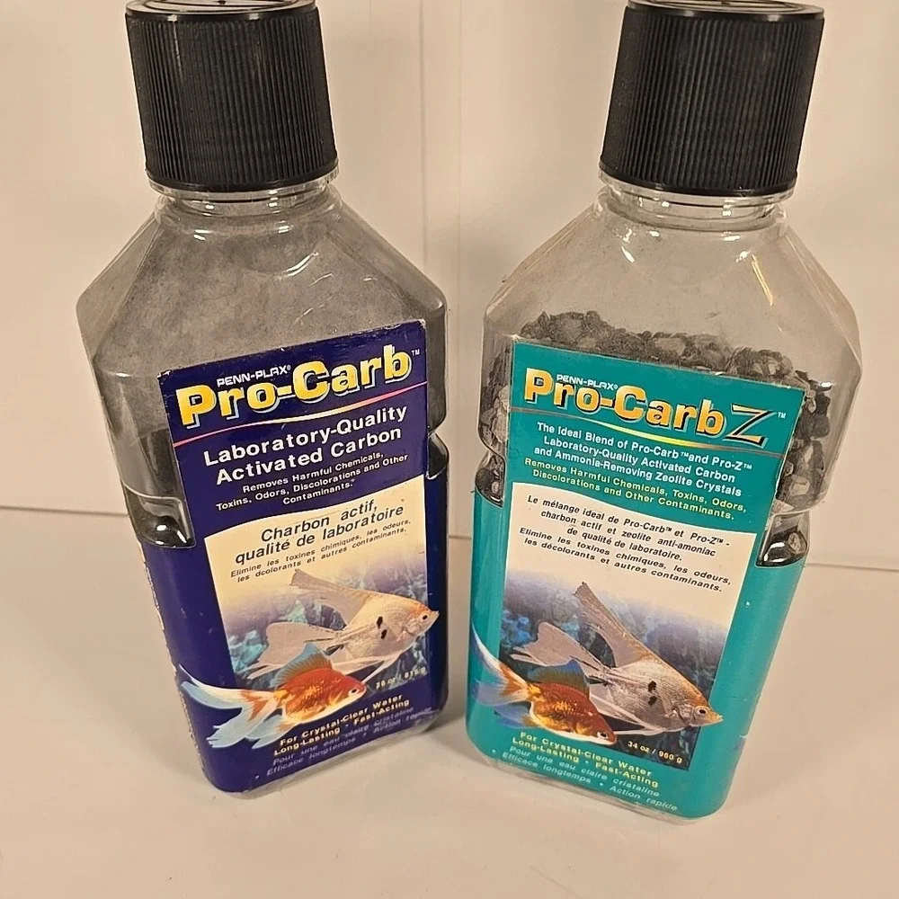 Penn-Plax Pro-Carb & Pro-CarbZ Contains Activated Carbon and Zeolite Part Bottle